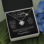 To My Daughter - Graduation - Love Knot Necklace