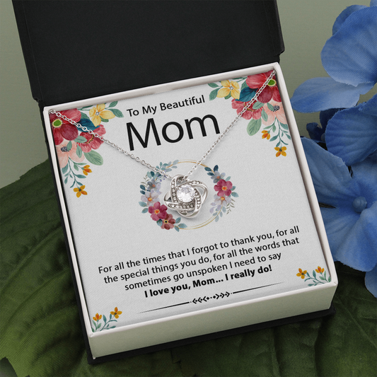 Mom - For all - Love Knot Necklace