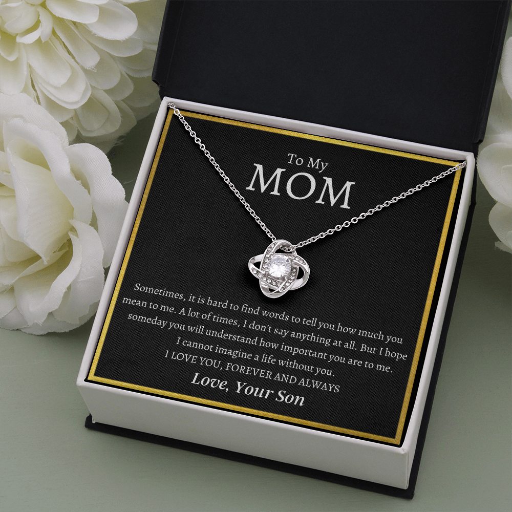 A mi mamá | Te amo mamá | Collar de nudo de amor