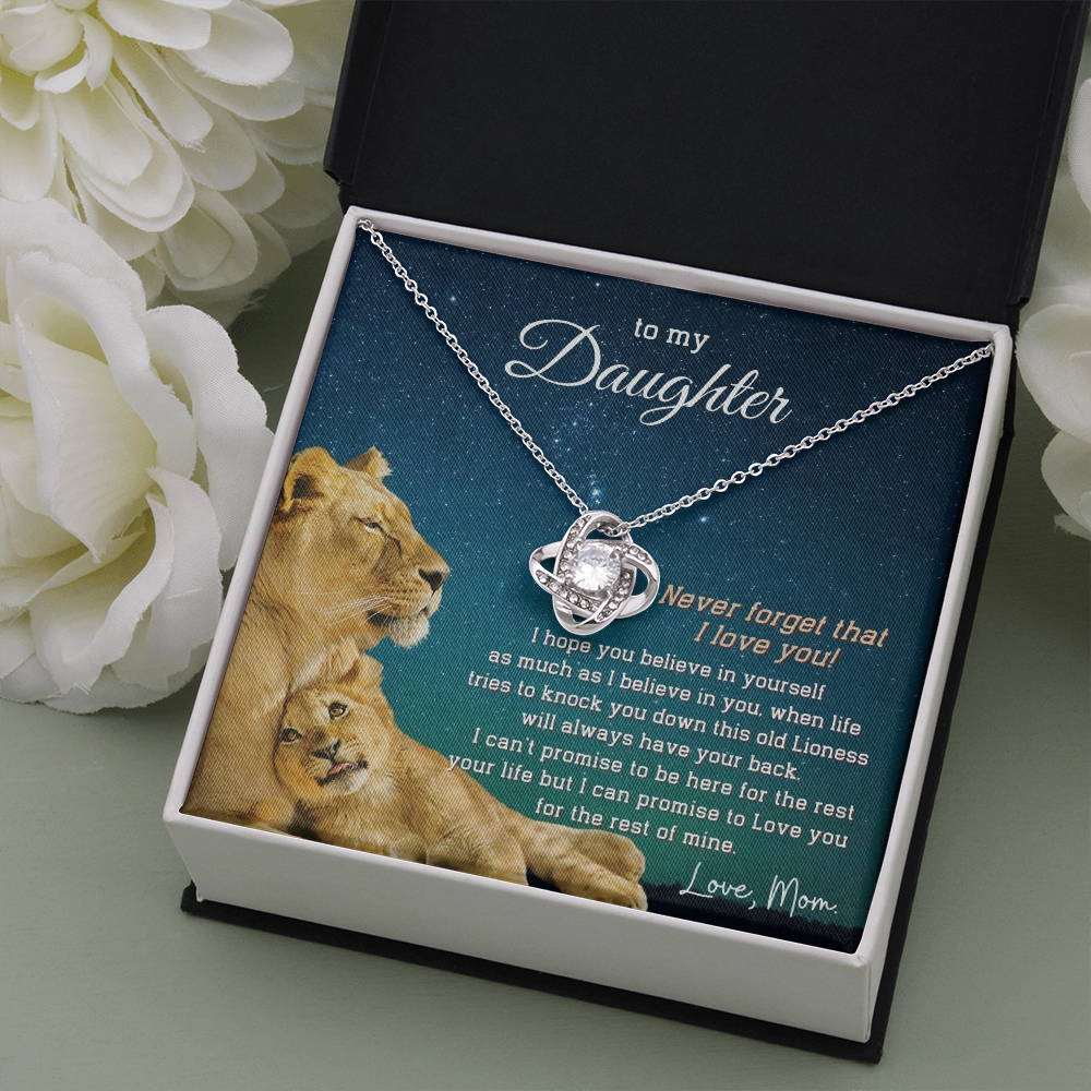 (Casi agotado) a mi hija | Collar de nudo de amor 💓💓