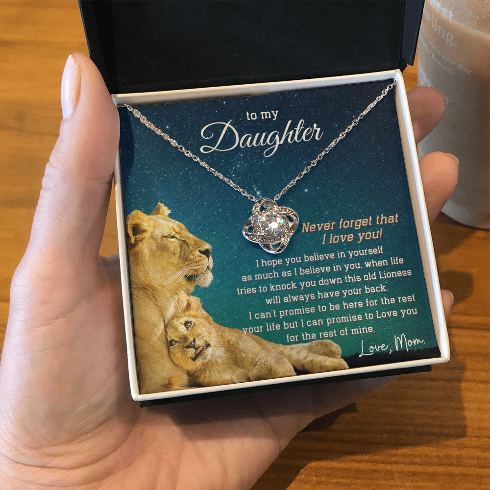 (Casi agotado) a mi hija | Collar de nudo de amor 💓💓