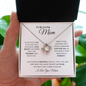 To My Loving Mon | Love Knot Necklace