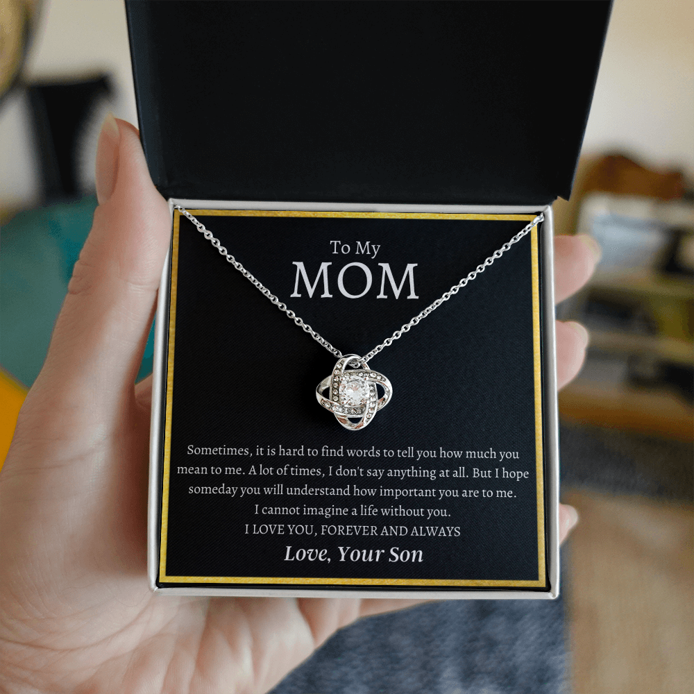 A mi mamá | Te amo mamá | Collar de nudo de amor