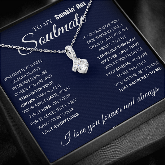 A mi Smokin 'Hot Soulmate | Collar de nudo de amor ❤️❤️