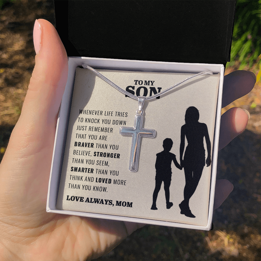 A mi hijo | Collar con una cruz ❤️❤️