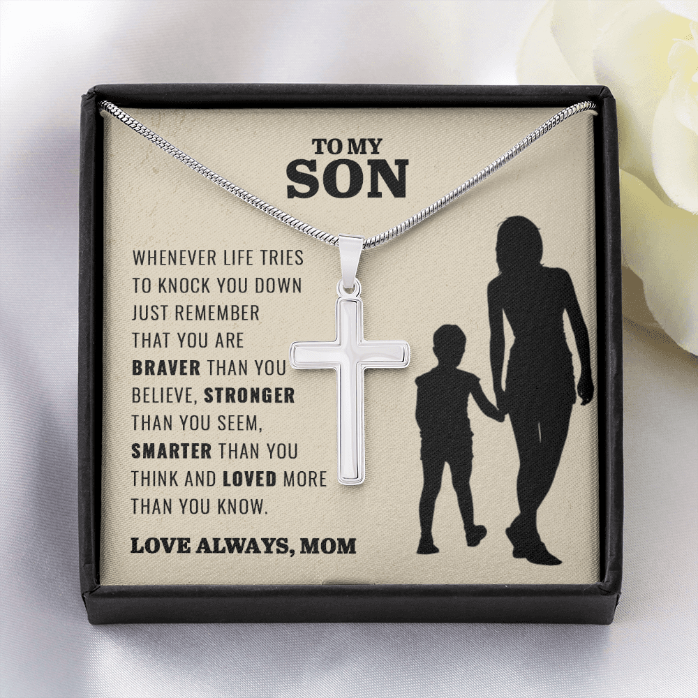 A mi hijo | Collar con una cruz ❤️❤️