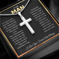 To My Man | I Love You Forever - Cross Necklace