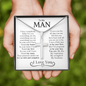 To My Man | You are My Everything | Cross Necklace