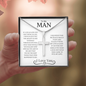 To My Man | You are My Everything | Cross Necklace