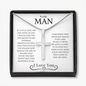 To My Man | You are My Everything | Cross Necklace