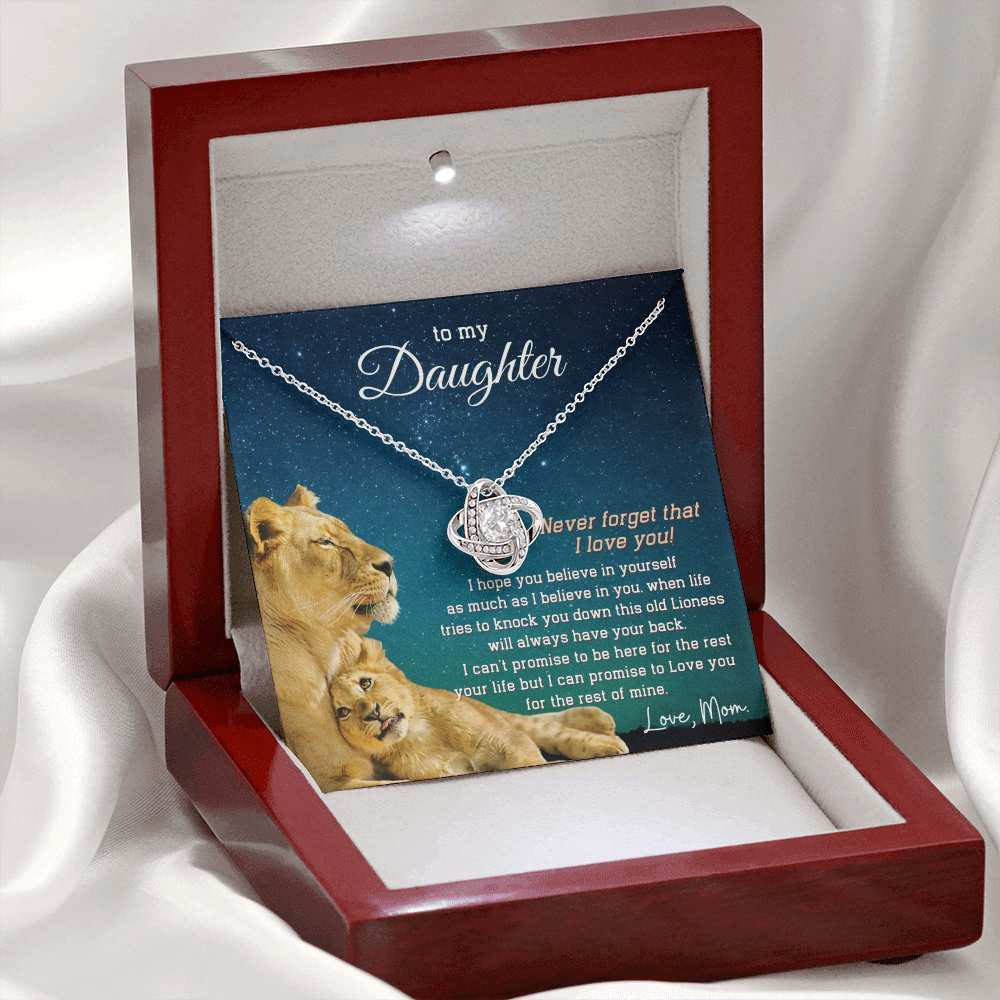 (Casi agotado) a mi hija | Collar de nudo de amor 💓💓