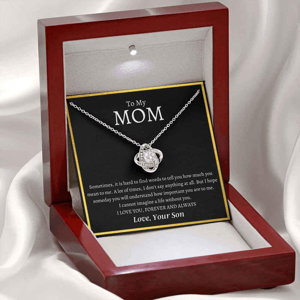 A mi mamá | Te amo mamá | Collar de nudo de amor