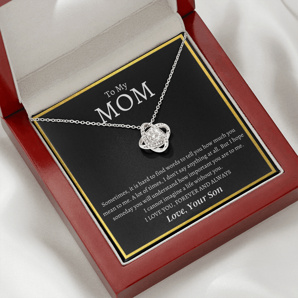 A mi mamá | Te amo mamá | Collar de nudo de amor