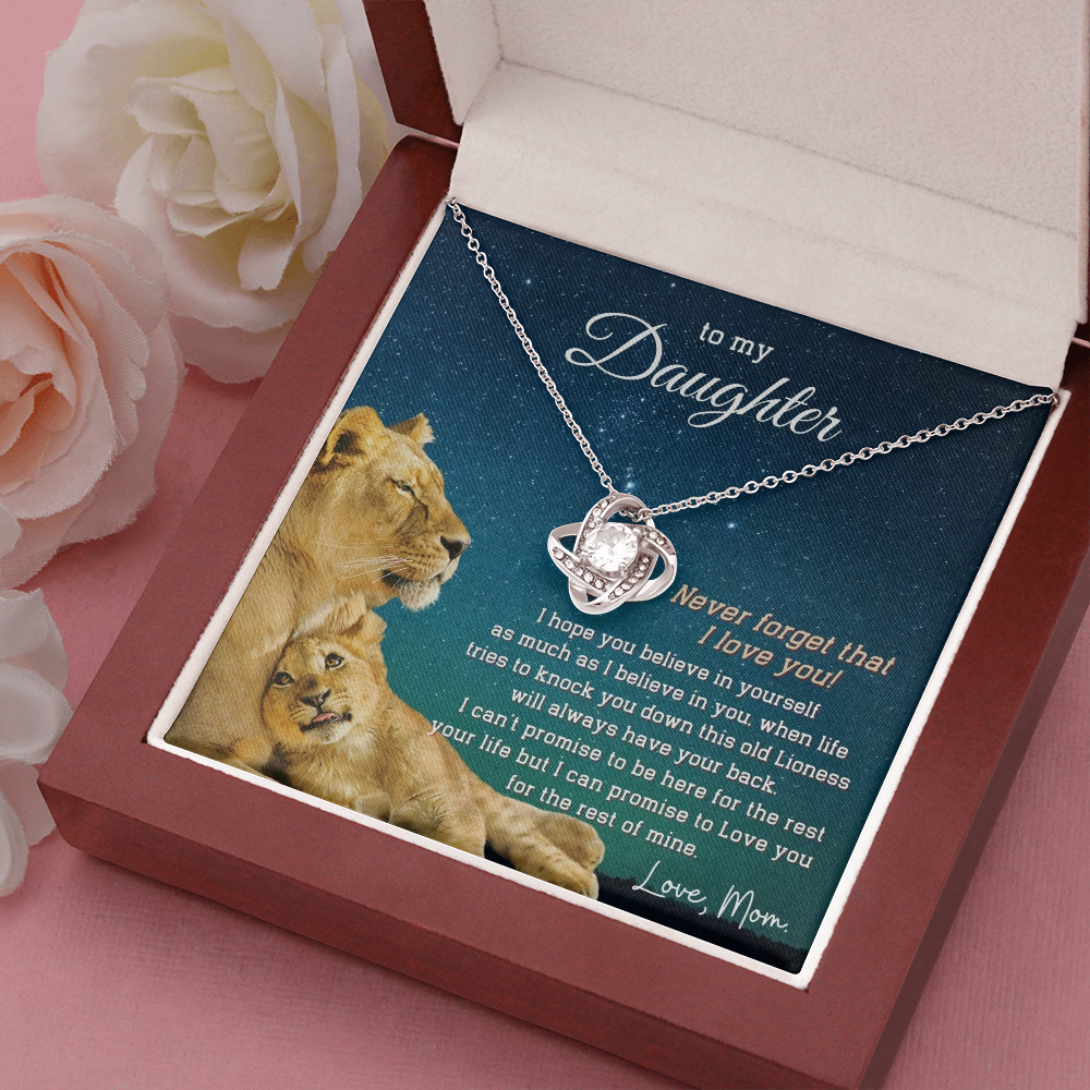 (Casi agotado) a mi hija | Collar de nudo de amor 💓💓