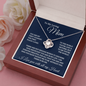 To My Loving Mom | Love Knot Necklace ❤️