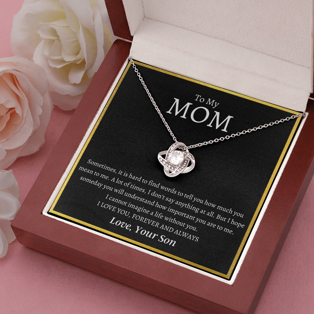 A mi mamá | Te amo mamá | Collar de nudo de amor
