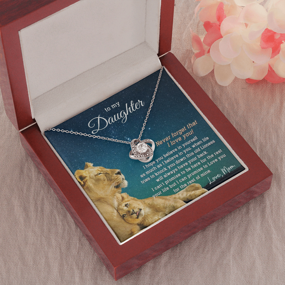 (Casi agotado) a mi hija | Collar de nudo de amor 💓💓