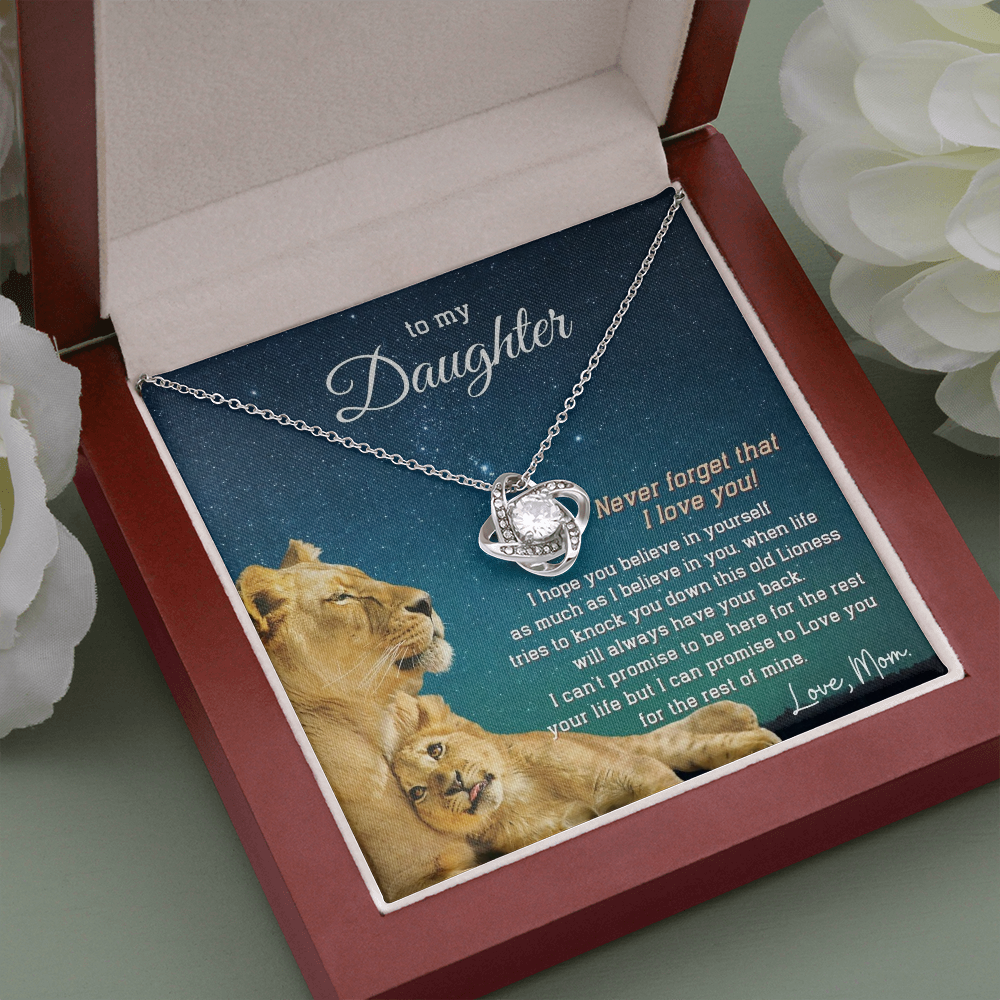 (Casi agotado) a mi hija | Collar de nudo de amor 💓💓