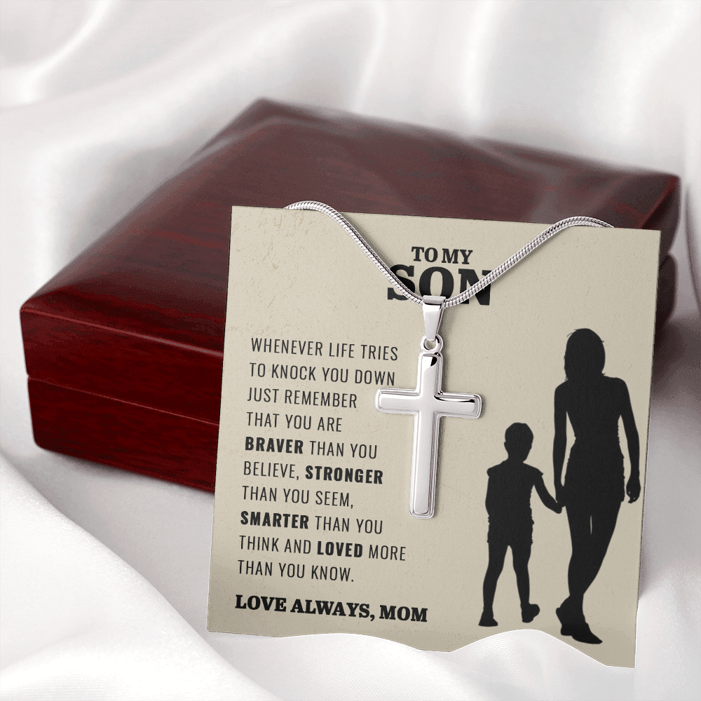 A mi hijo | Collar con una cruz ❤️❤️