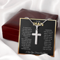 To My Man | I Love You Forever - Cross Necklace