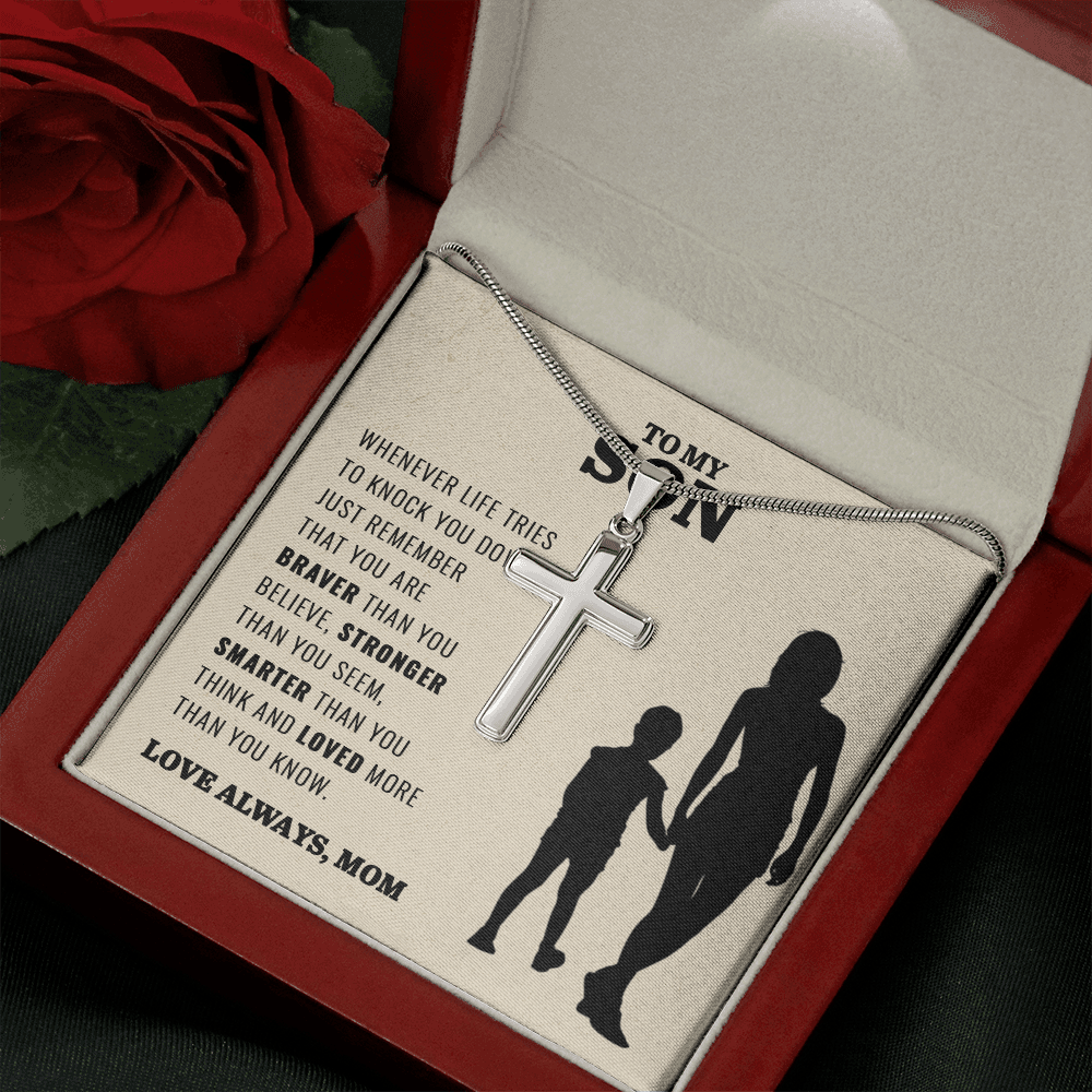 A mi hijo | Collar con una cruz ❤️❤️