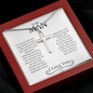 To My Man | You are My Everything | Cross Necklace