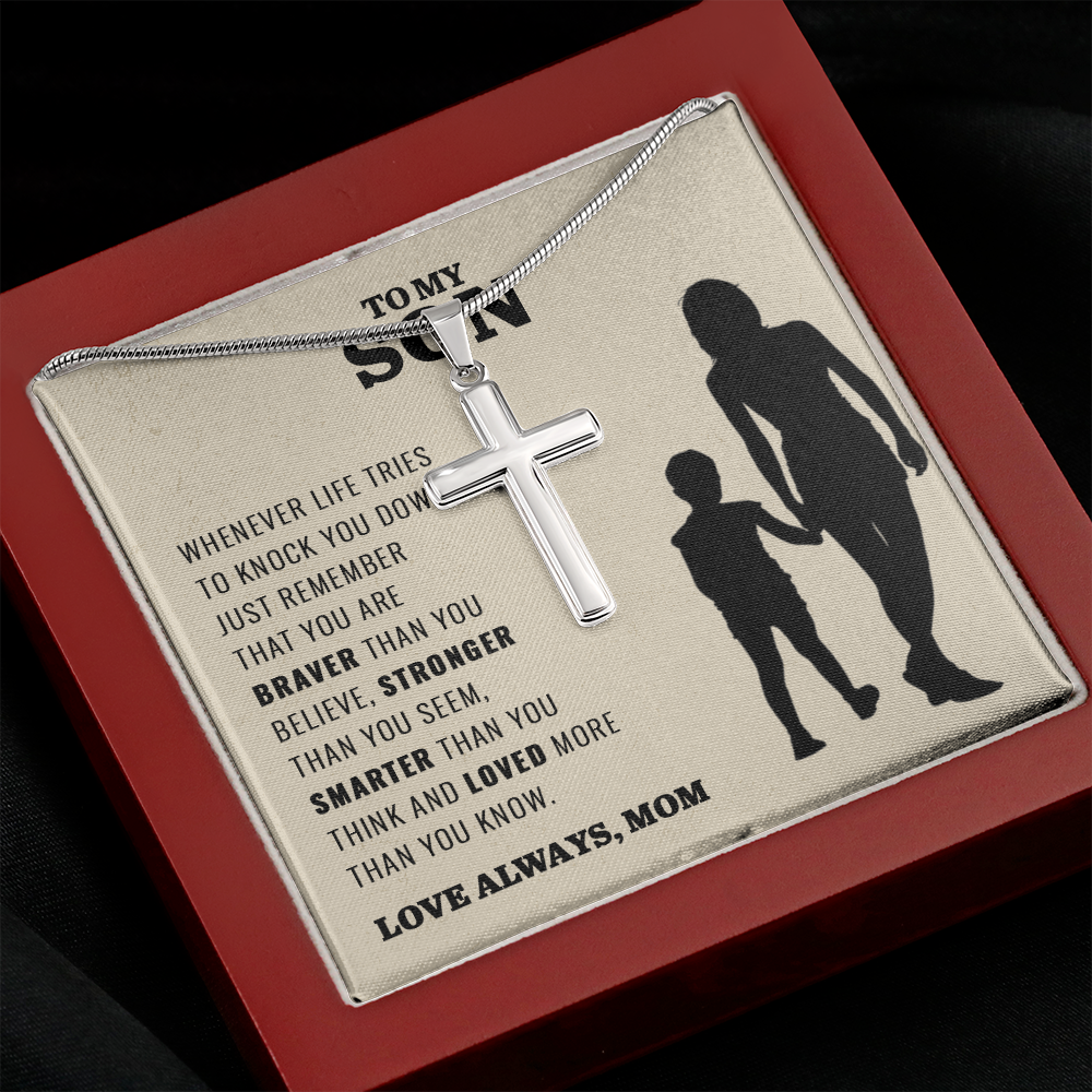 A mi hijo | Collar con una cruz ❤️❤️