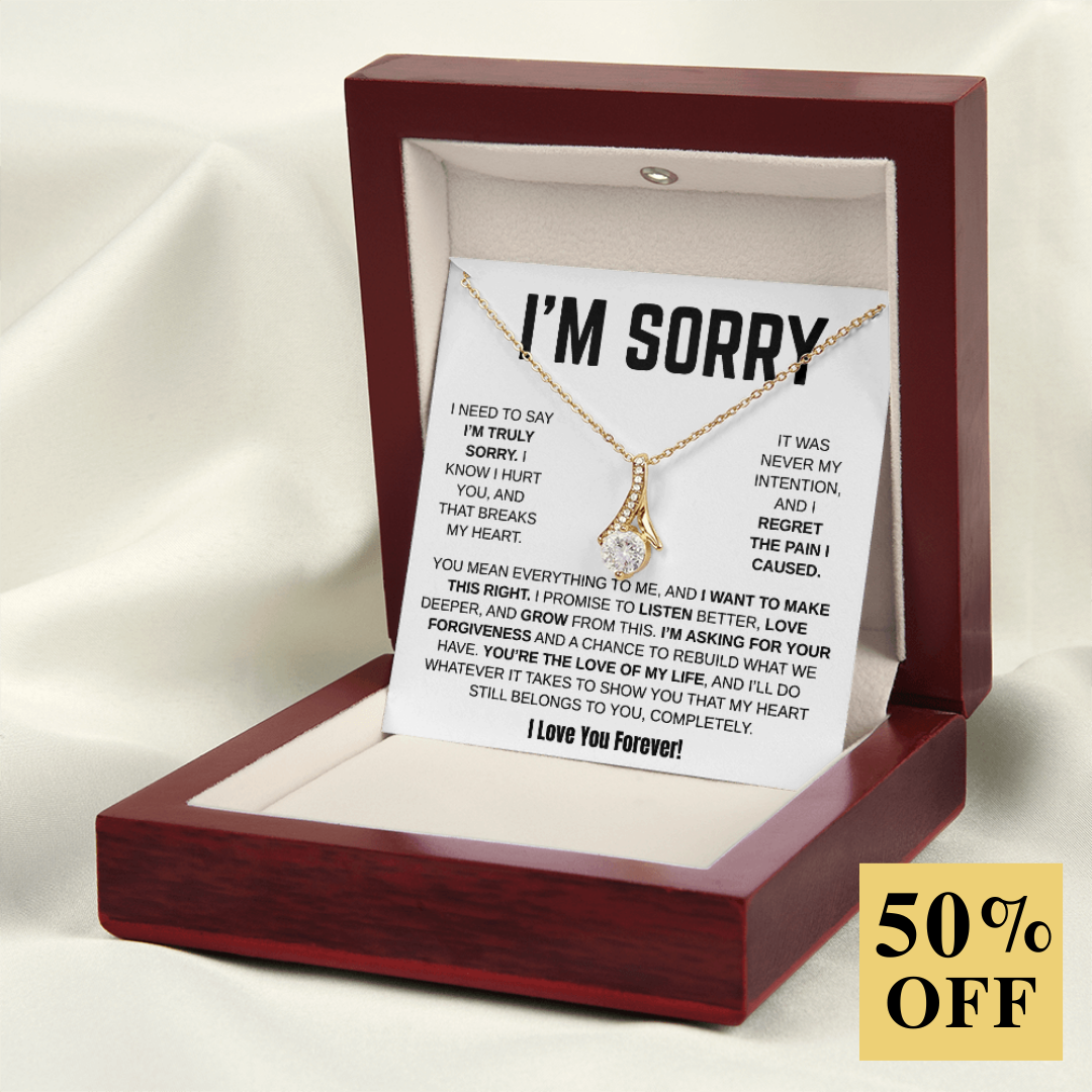 Apology Gift For Her / Alluring Beauty Necklace / I Want To Make This Right
