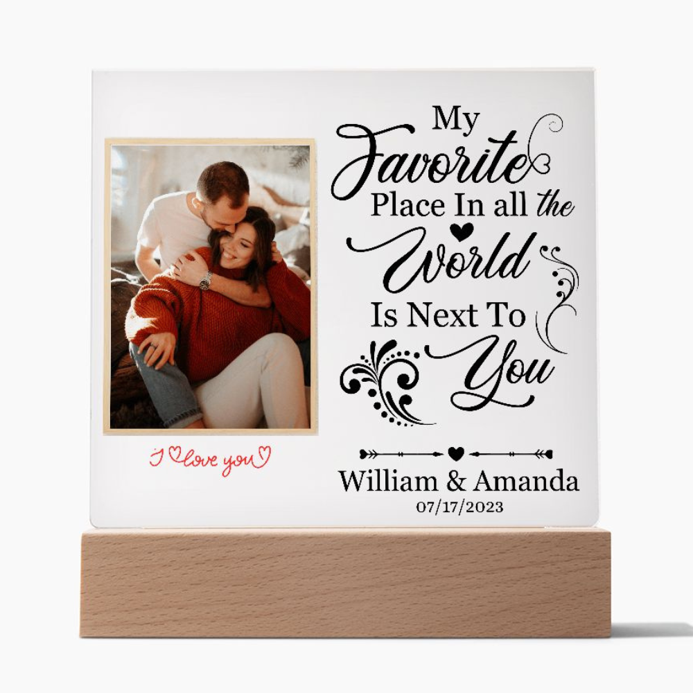 Gift for your Loved One - Acrylic Love Plaque