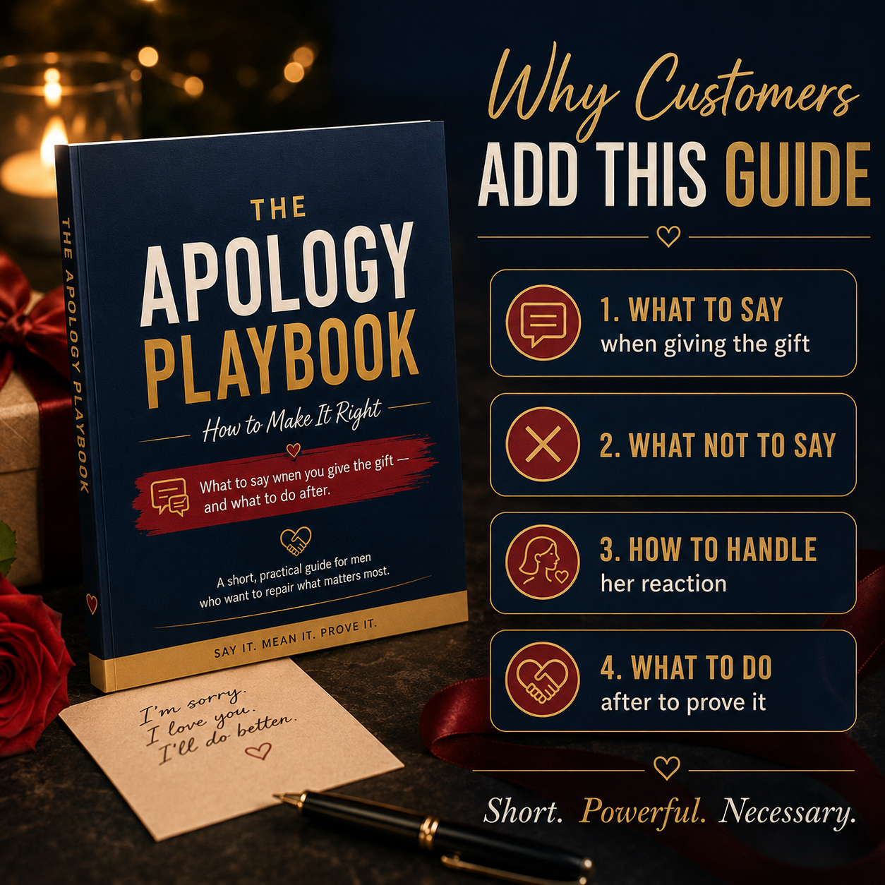 The Apology Playbook™: How to Make It Right