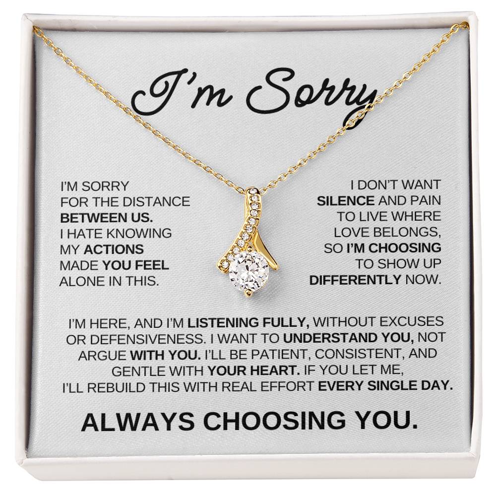 Apology Gift For Her – Alluring Beauty Necklace – Always Choosing You