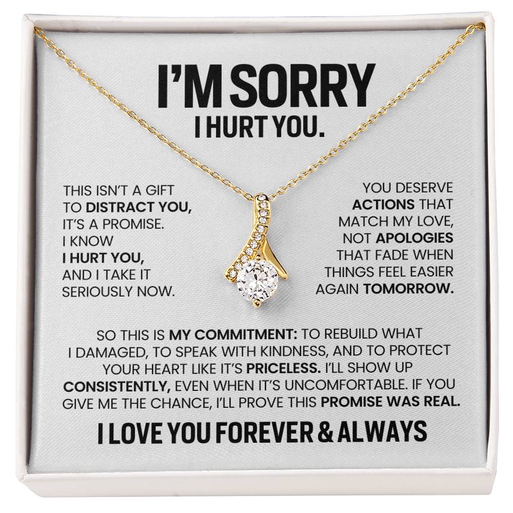 Apology Gift For Her - Alluring Beauty Necklace - This Is My Promise