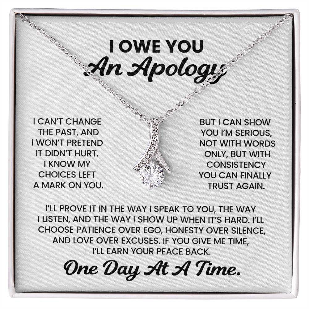 Apology Gift For Her – Alluring Beauty Necklace – I Owe You An Apology