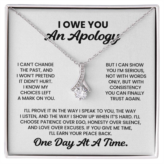 Apology Gift For Her – Alluring Beauty Necklace – I Owe You An Apology
