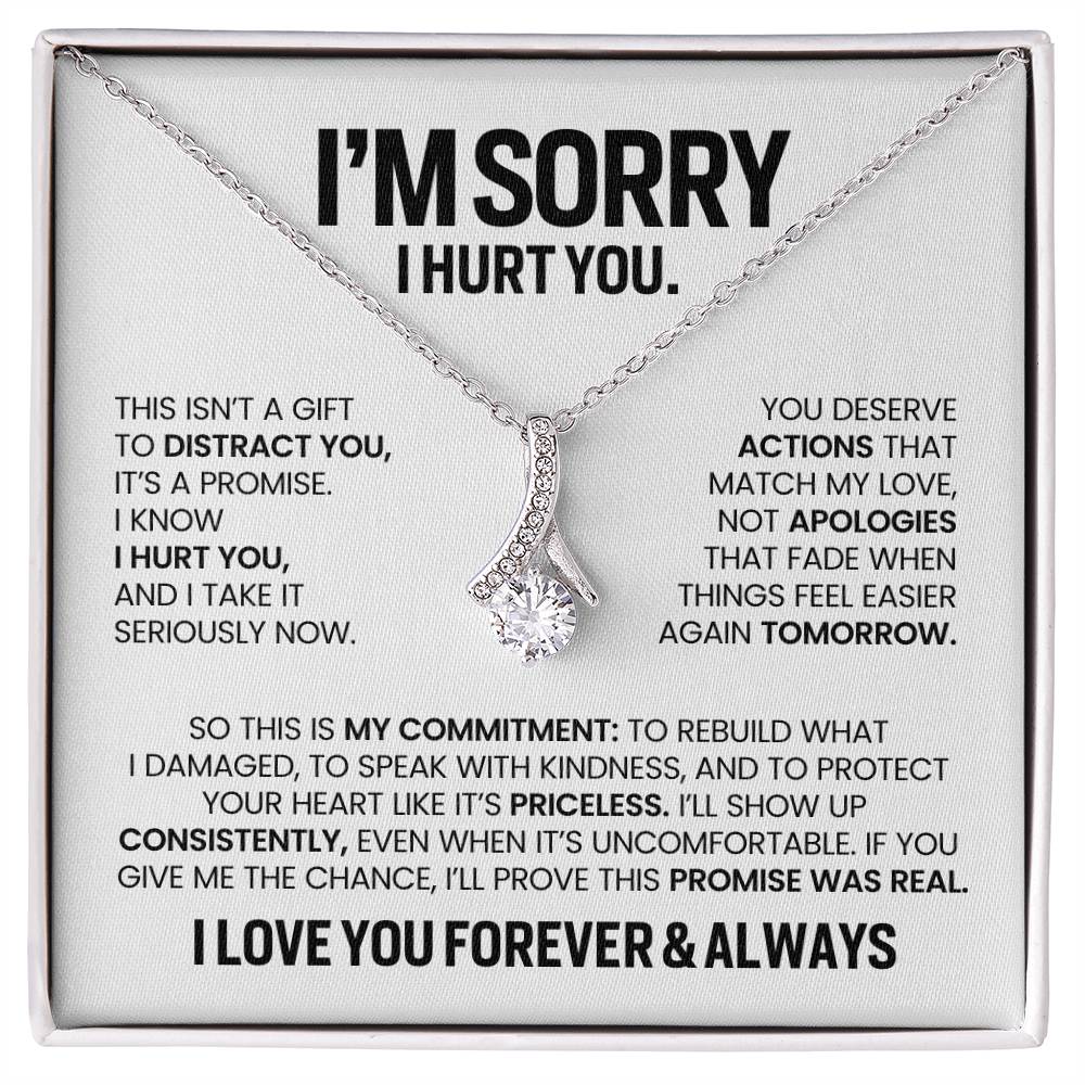 Apology Gift For Her - Alluring Beauty Necklace - This Is My Promise