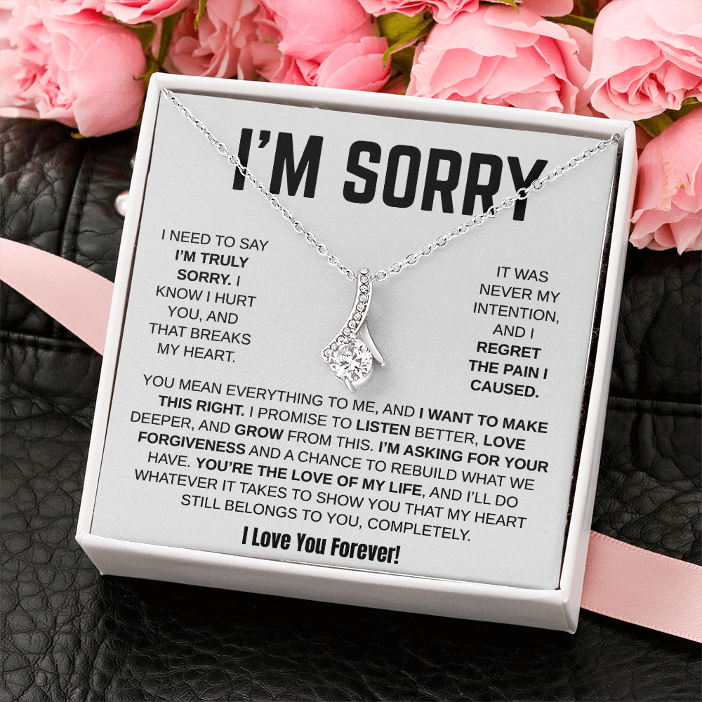 Apology Gift For Her / Alluring Beauty Necklace / I Want To Make This Right
