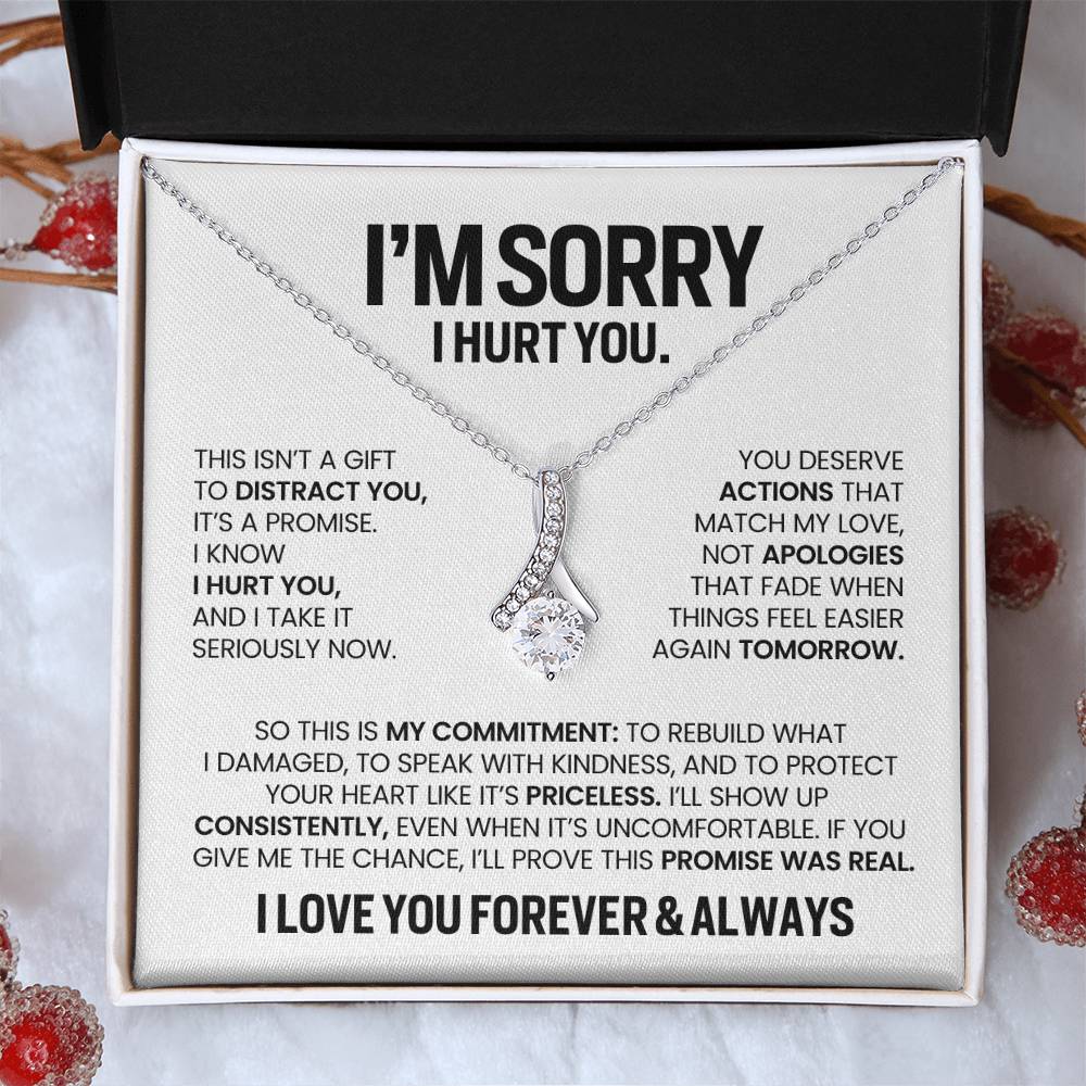 Apology Gift For Her - Alluring Beauty Necklace - This Is My Promise