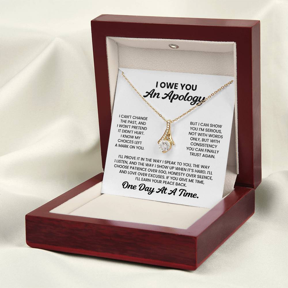 Apology Gift For Her – Alluring Beauty Necklace – I Owe You An Apology