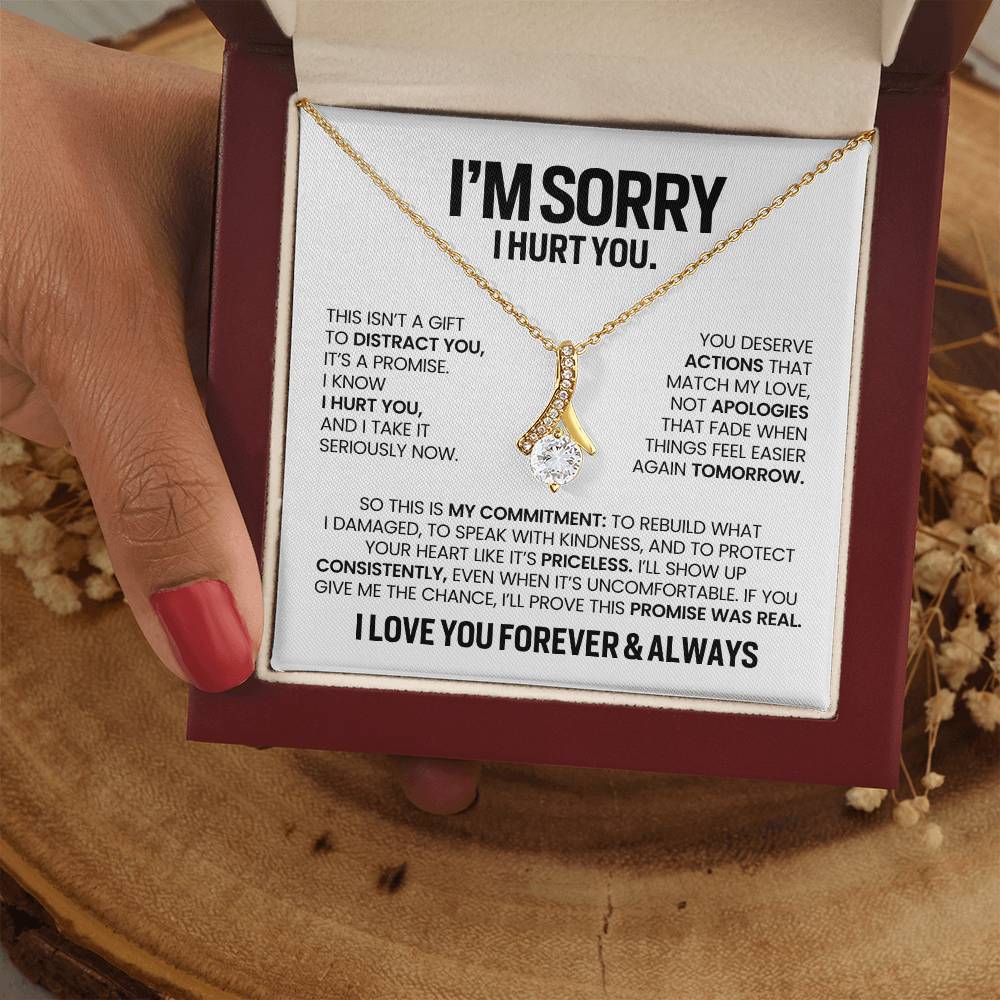 Apology Gift For Her - Alluring Beauty Necklace - This Is My Promise