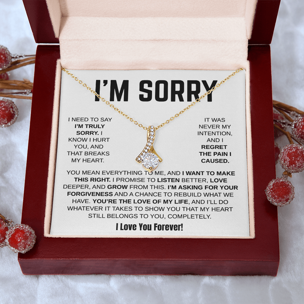 Apology Gift For Her / Alluring Beauty Necklace / I Want To Make This Right