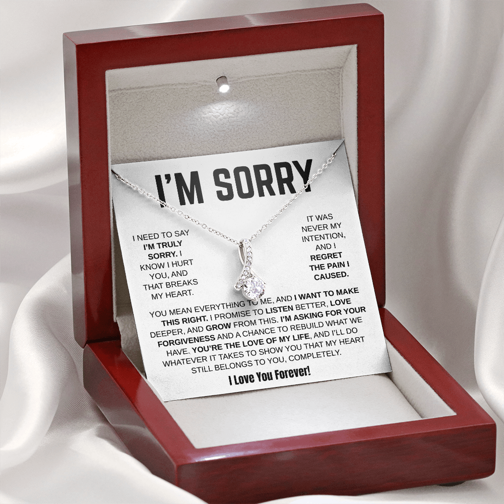 Apology Gift For Her - Alluring Beauty Necklace - I Want To Make This Right.