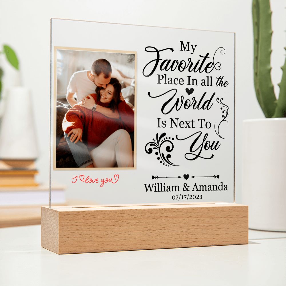 Gift for your Loved One - Acrylic Love Plaque