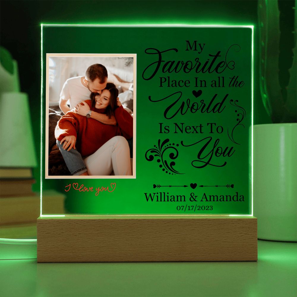 Gift for your Loved One - Acrylic Love Plaque