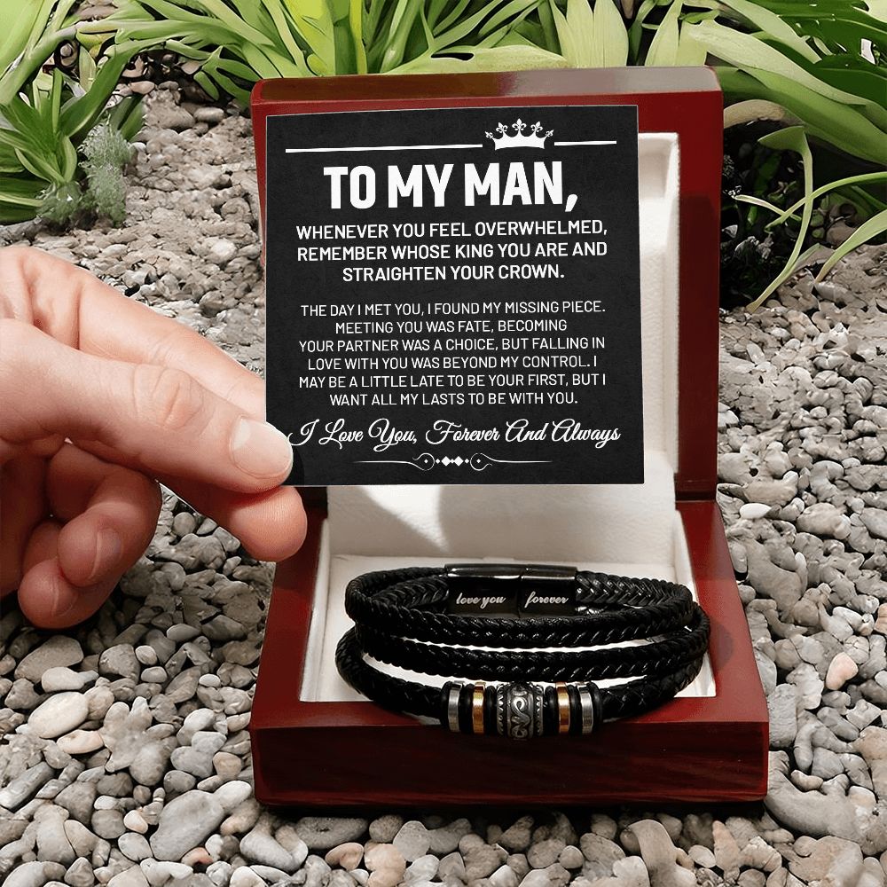 To My Man - "Love You Forever" Bracelet - BB001