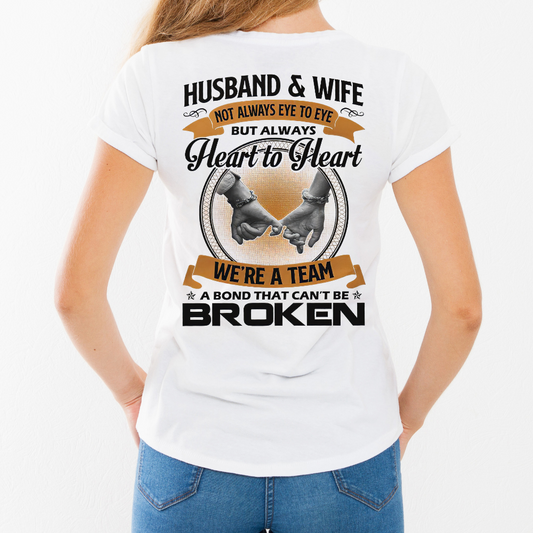Husband And Wife Always Heart To Heart Classic T-Shirt2