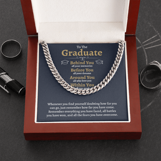 To The Graduate | Cuban Link Chain Necklace