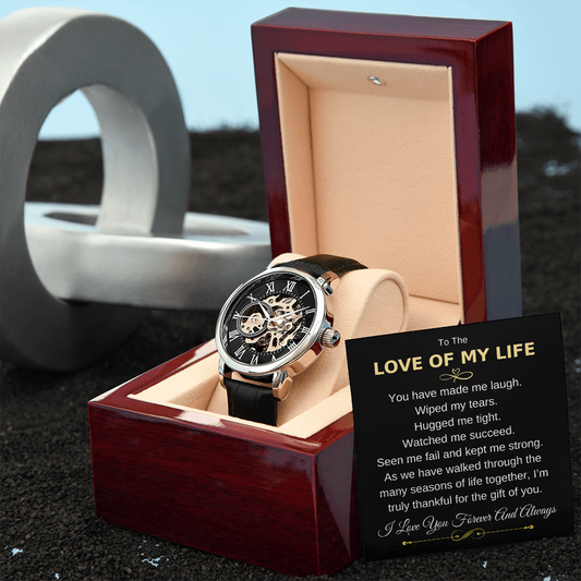 To The Love of My Life | Openwork Watch Gift