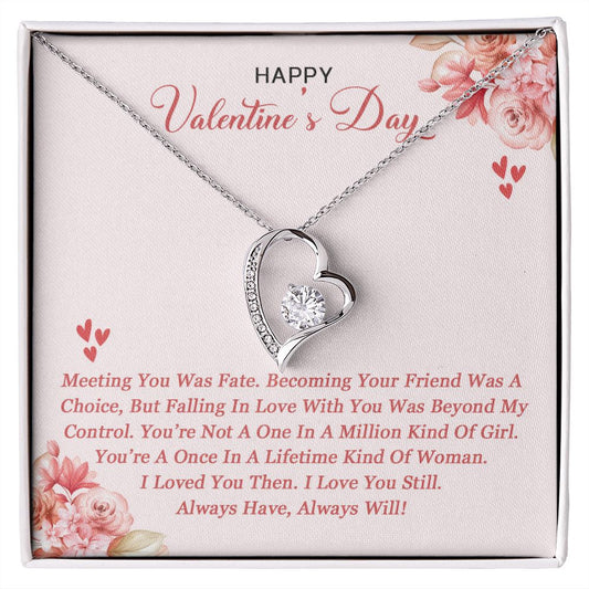 Happy Valentine's Day - Forever Love Necklace