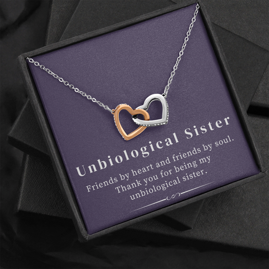 Unbiological Sister | Friendship Knot Necklace | The perfect gift for BFFs