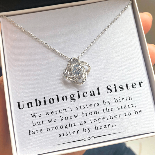Unbiological Sister | Love Knot Necklace